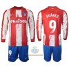 Maglia da Calcio a Maniche Lunghe Atlético Madrid Suarez 9 Casa 2021-22 per Bambino